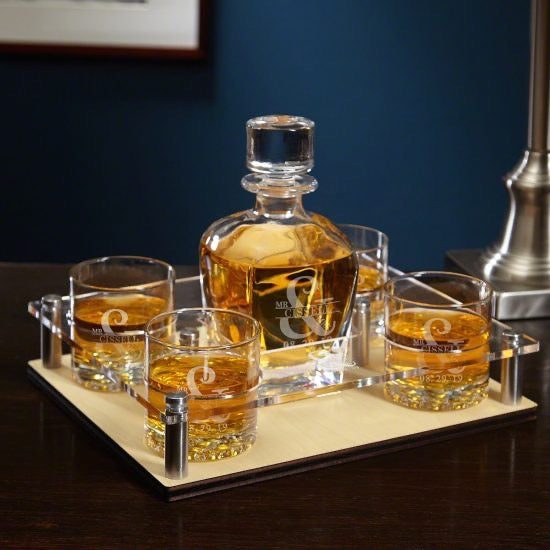 Whiskey Presentation Set of 20th Anniversary Gifts