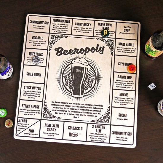 Beeropoly Christmas Gift for College Guys