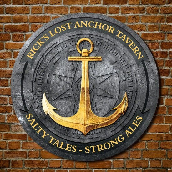 Ship Anchor Sign