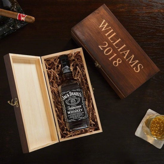 Engraved Liquor Gift Box Gift for Father in Law