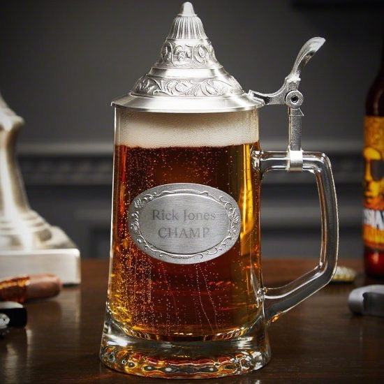 Engraved Beer Stein for Grandfather