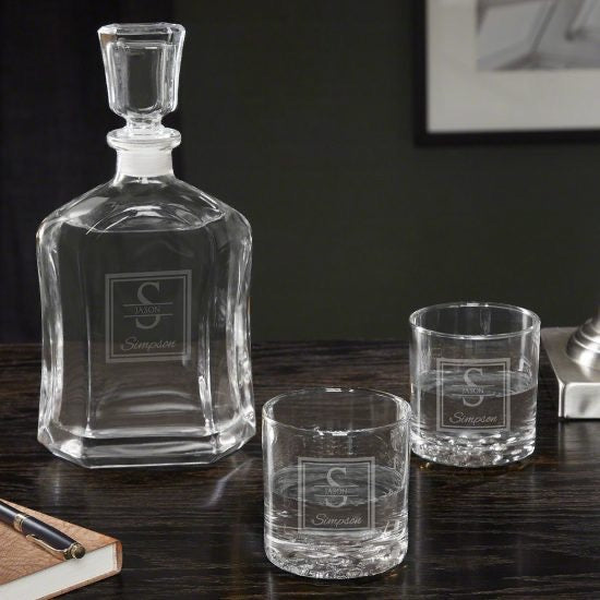 Vodka Decanter and Glasses