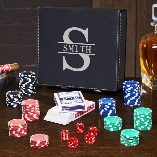 Custom Poker Set with Case