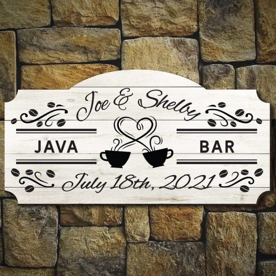 Personalized Coffee Bar Sign