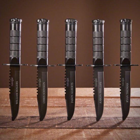 Custom Knife Set of Hunting Groomsmen Gifts