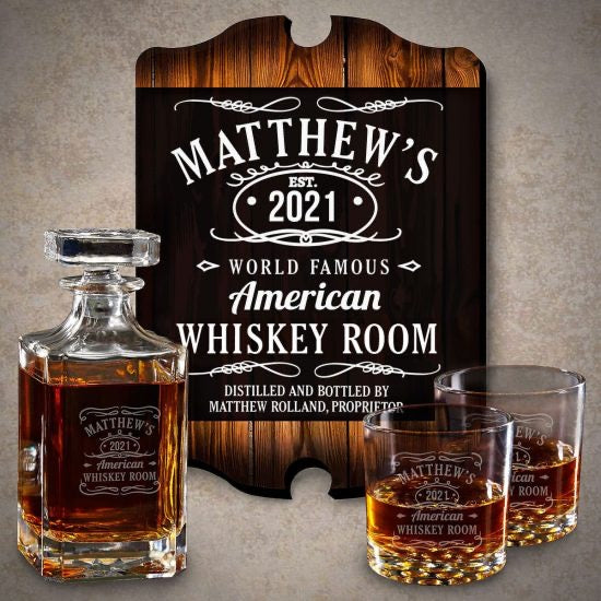 Whiskey Gift Set of Great Fathers Day Gifts