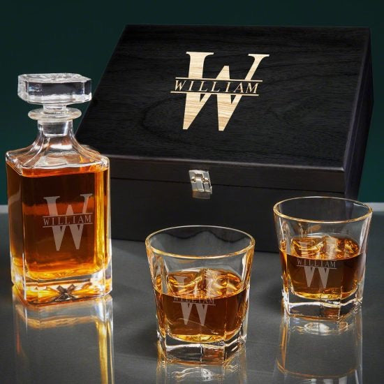 Etched Decanter Gift Box Ideas