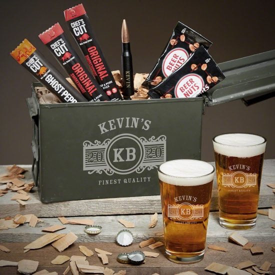 Pint Glass Ammo Can Set of Cool Christmas Gifts