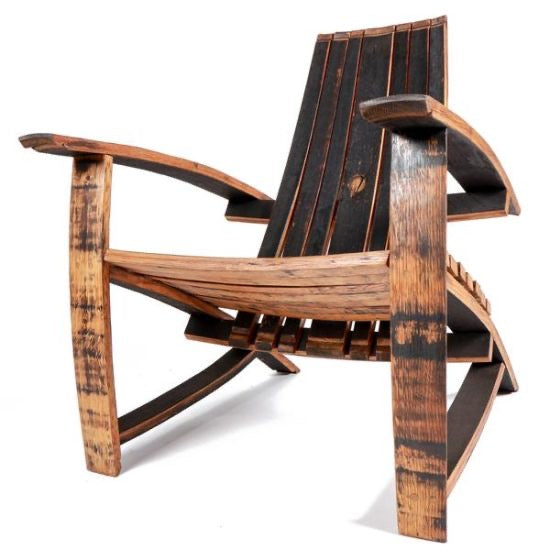 Bourbon Barrel Stave Chair