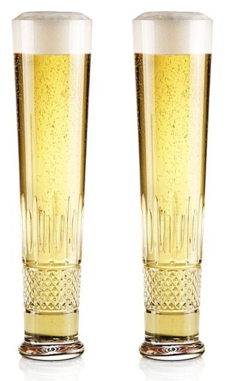 Crystal Beer Flutes