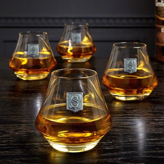 Regal Crested Whiskey Tasting Glasses