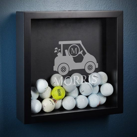 Custom Golf Cart Golf Ball Display Case