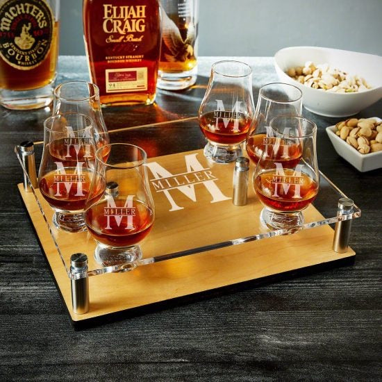 Bourbon Tasting Set with Glasses for Bourbon Lovers