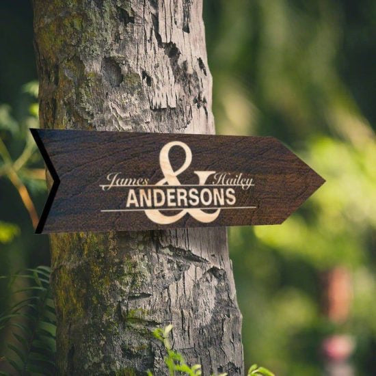 Personalized Outdoor Wood Sign