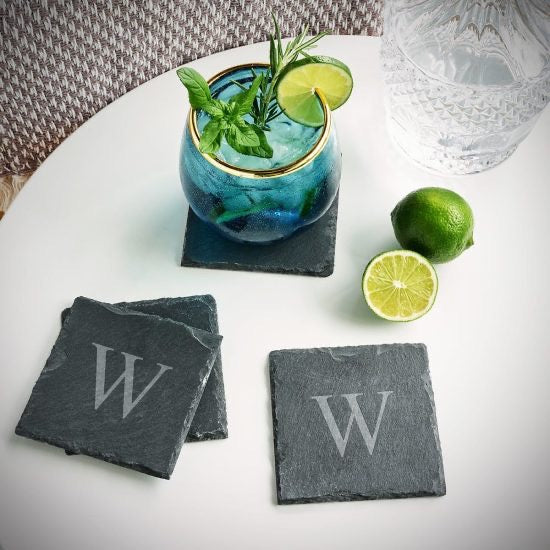 Slate Coasters are Gift Ideas for Couples Who Have Everything