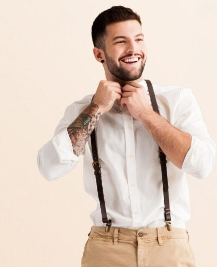 Leather Suspenders