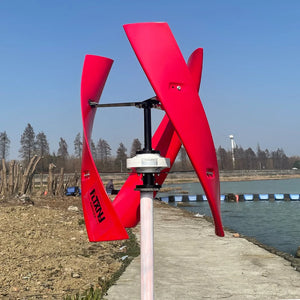 Home Vertical Axis Wind Turbine Generator 800W 1000W 1500W 12V 24V 48V with MPPT Controller 1KW 2KW 96V Upright Windmill - 54 Energy - Renewable Energy Store