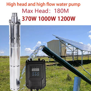 750W 1000W 1200W DC Brushless Stainless Steel Submersible Pump - 54 Energy - Renewable Energy Store