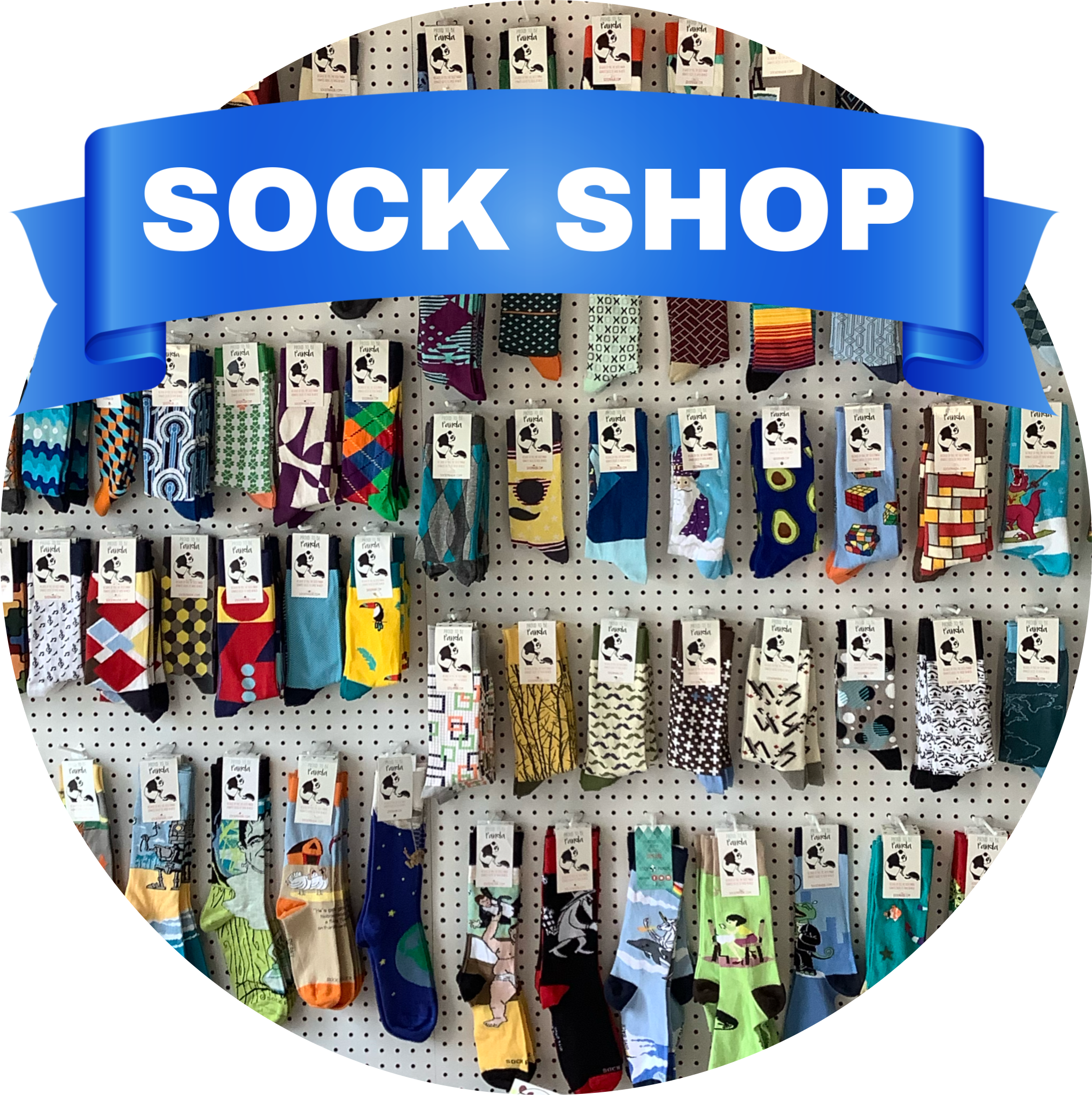 Sock Panda World Famous Shop Shop