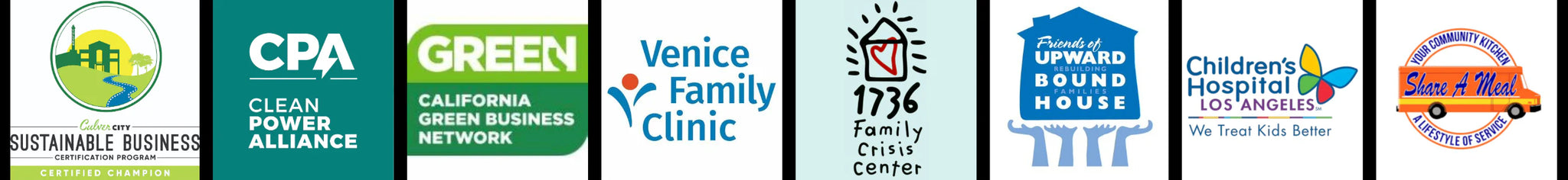 social conscious and give back banner for the sock panda