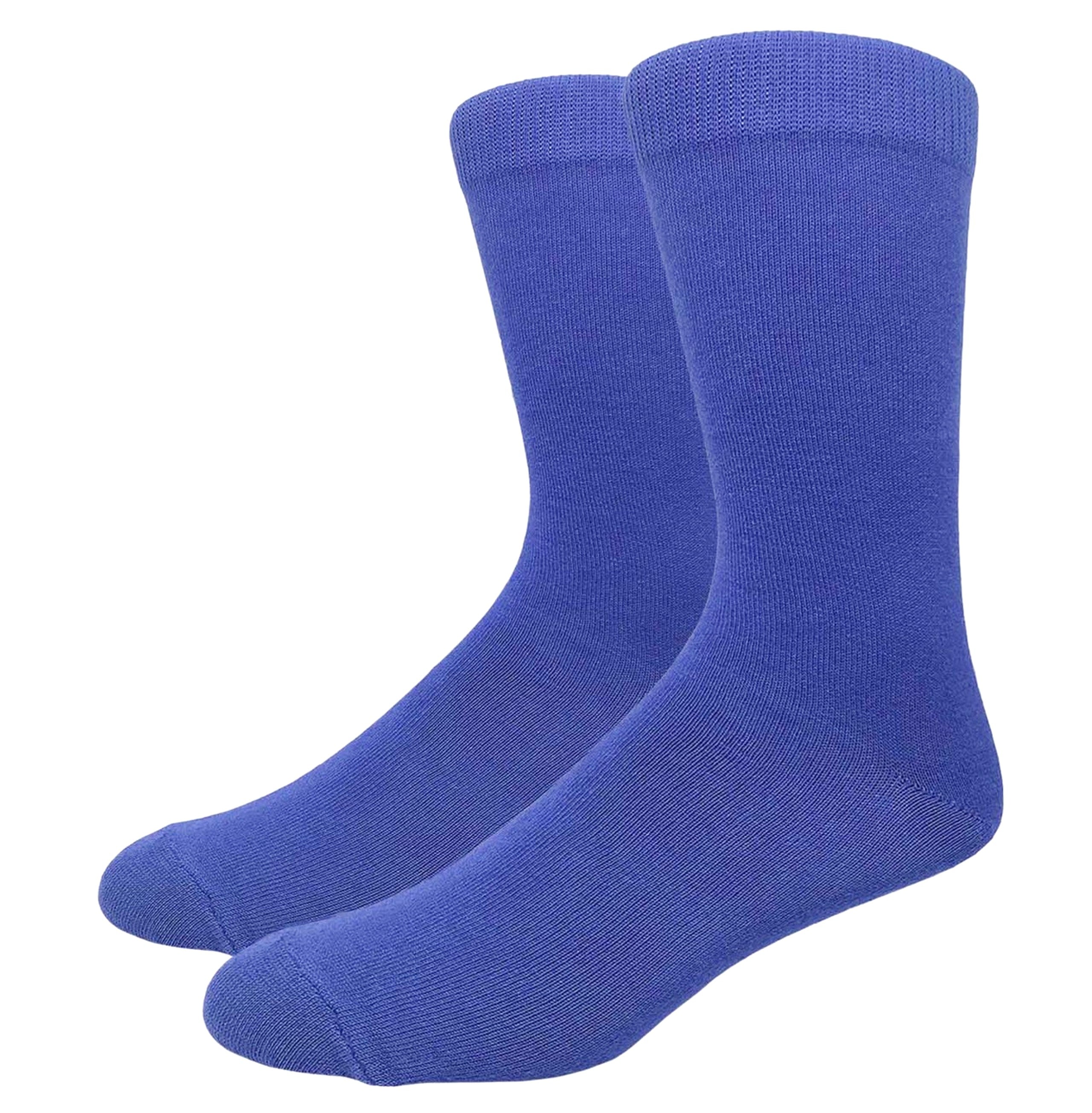 Solid Color Dress Socks