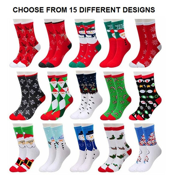 Christmas Holiday Socks (Adult Medium)