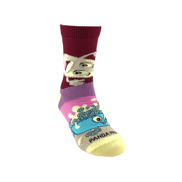 Fun Cereal and Milk Sock (Ages 3-7) from the Sock Panda