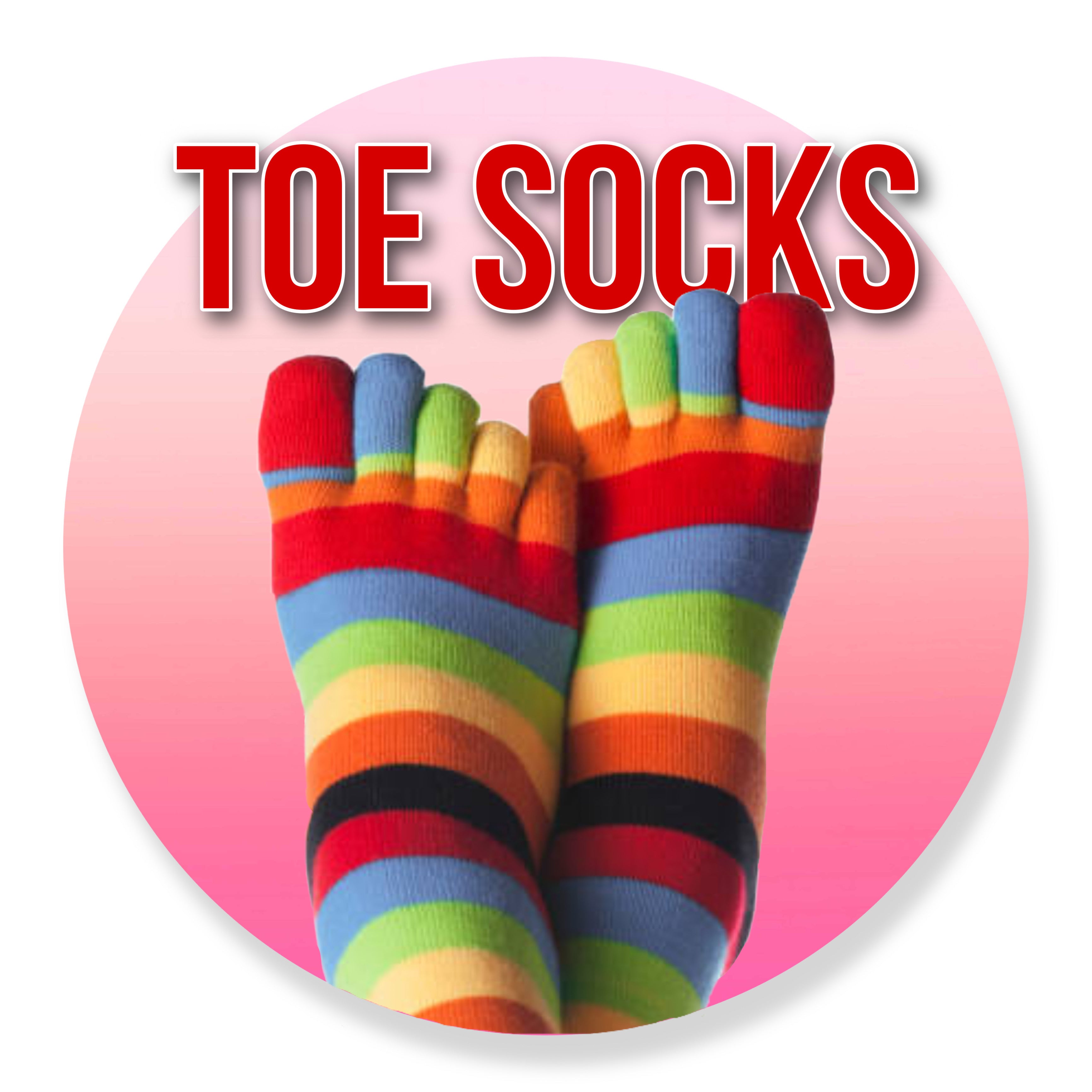 Rainbow Toe Socks