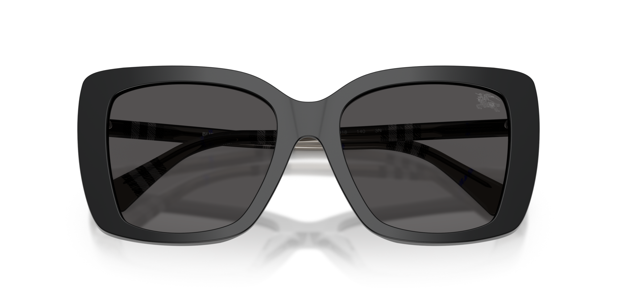 8056262451144 - Damen BE4456  416587 Gläser SONNENBRILLEN Acetat Schwarz Grau Quadratisch Normal