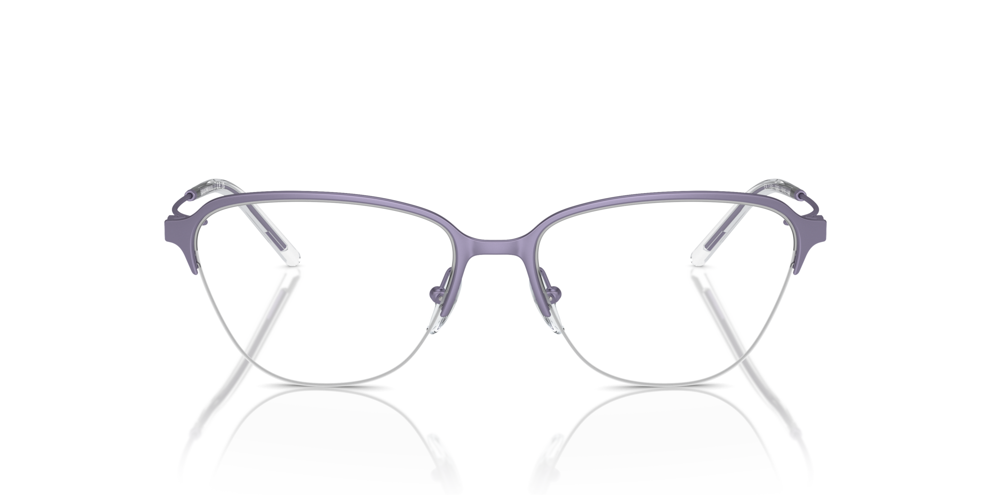 8056262036723 - Damen EA1161 3383 Rahmen von BRILLEN Metall Violett Transparent Geometrisch Normal 8056262036723 - Damen EA1161 3383 Rahmen von BRILLEN Metall Violett Transparent Geometrisch Normal