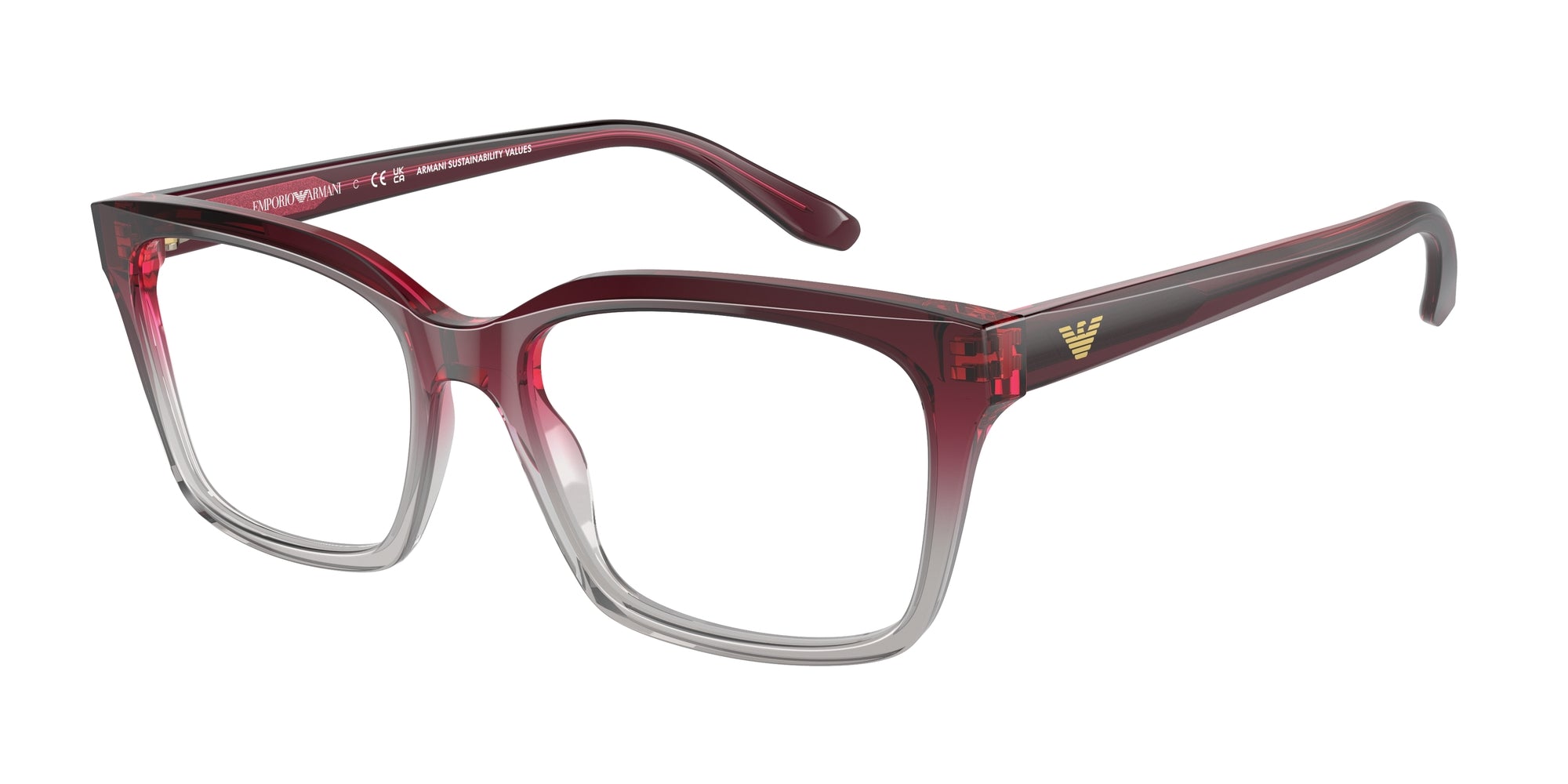 8056597815925 - Damen EA3219 5990 Rahmen von BRILLEN Acetat Violett Transparent Cat Eye Normal 8056597815925 - Damen EA3219 5990 Rahmen von BRILLEN Acetat Violett Transparent Cat Eye Normal