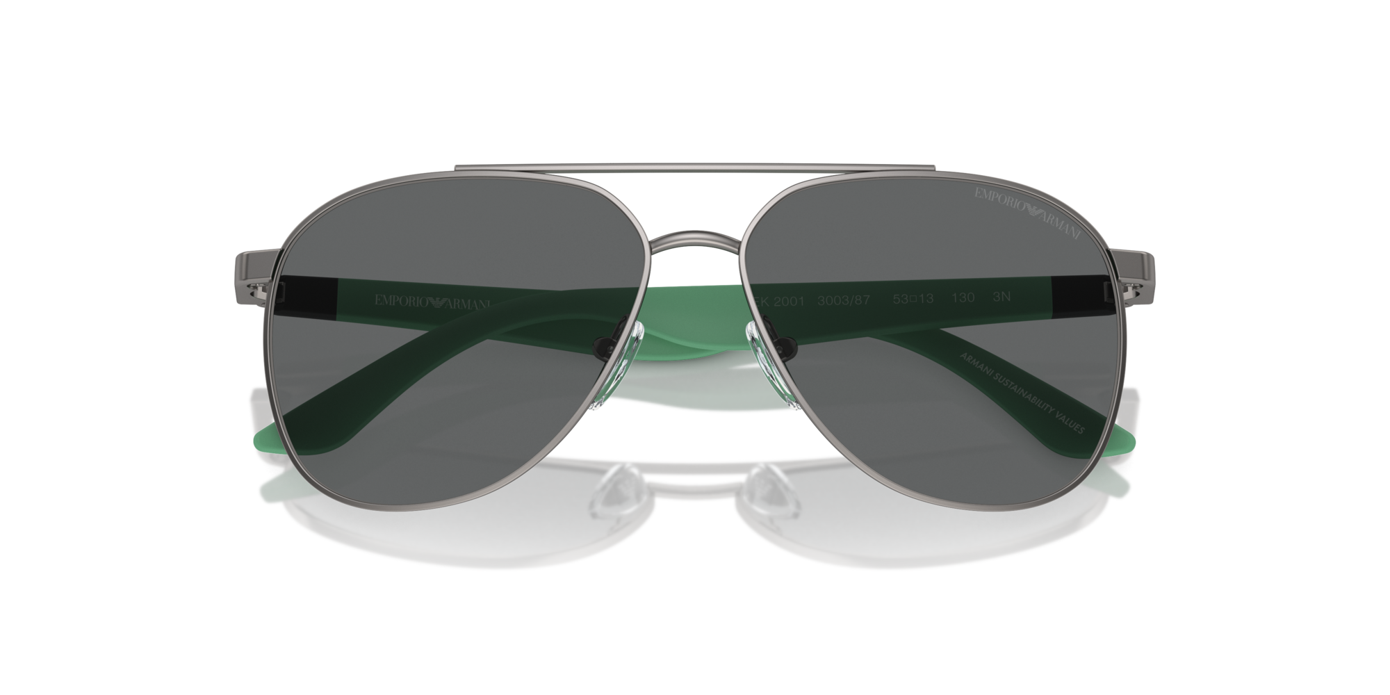 8056262068700 - Kind EK2001  300387 Gläser SONNENBRILLEN Metall Grau Grau Pilot Normal