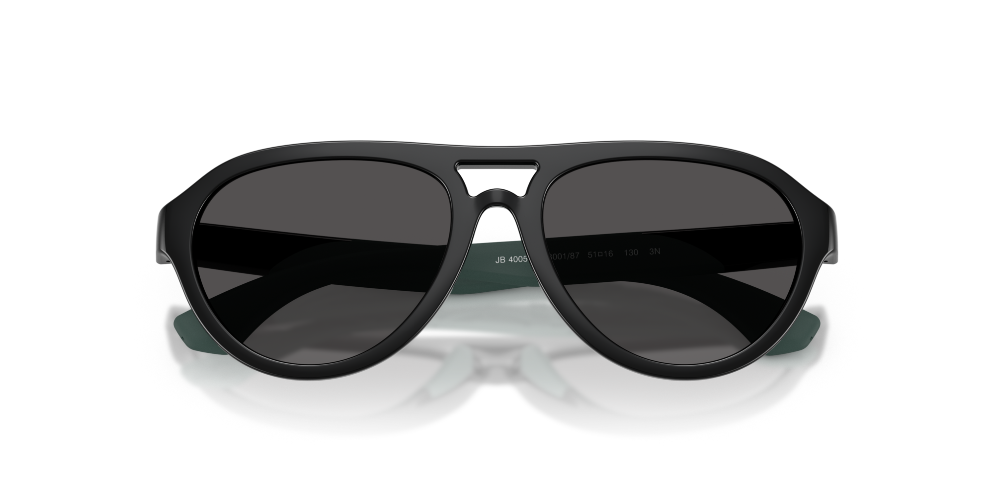 8056262478325 - Kind JB4005U  300187 Sonnenbrillen Injiziert Schwarz Grau Pilot Normal