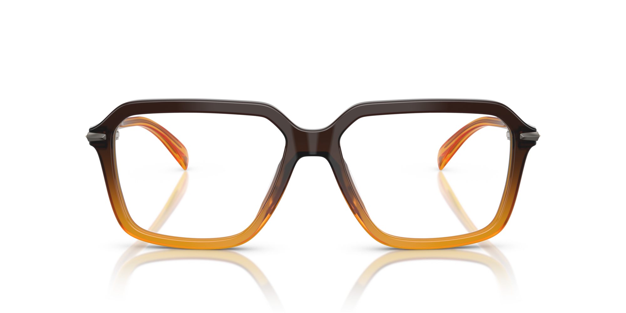 0725125533218 - Herren MK4159U SAGUARO 4010 Rahmen von BRILLEN Acetat Orange Transparent Quadratisch Normal