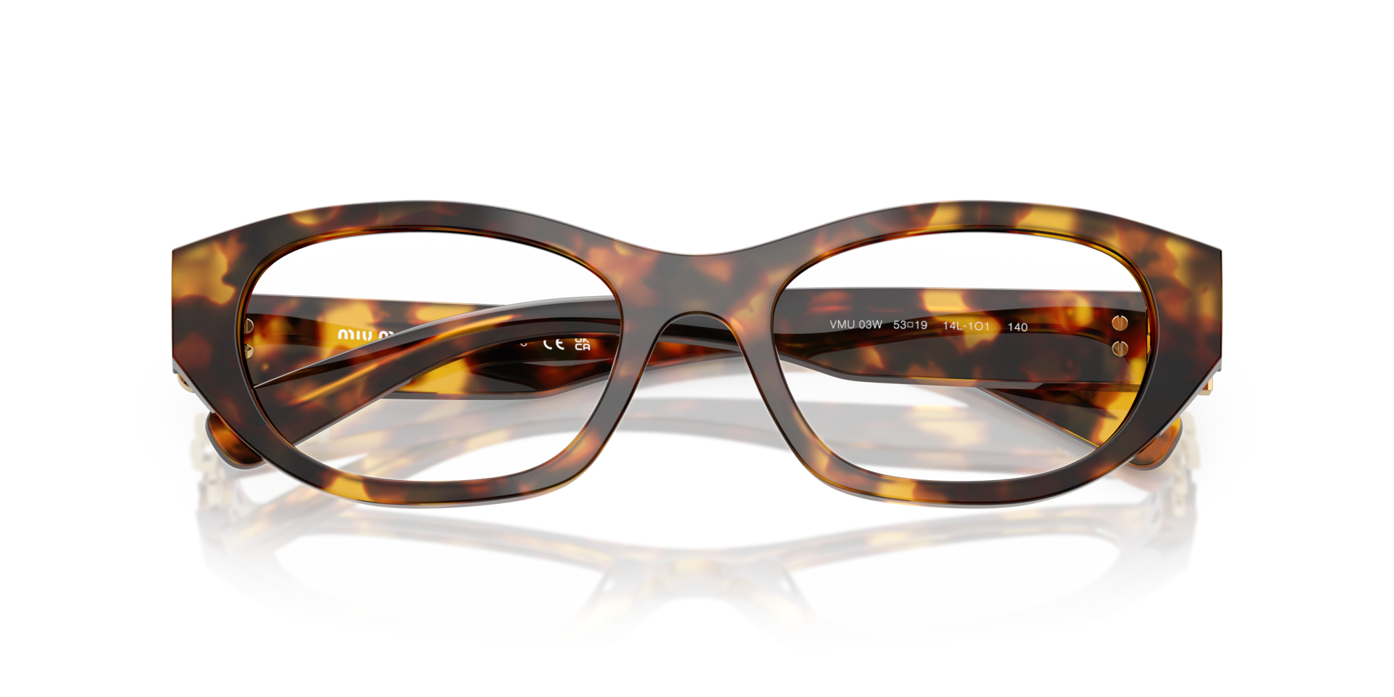 8056262398371 - Damen MU 03WV 14L1O1 Rahmen von BRILLEN Acetat Schildkröte Transparent Geometrisch Normal 8056262398371 - Damen MU 03WV 14L1O1 Rahmen von BRILLEN Acetat Schildkröte Transparent Geometrisch Normal