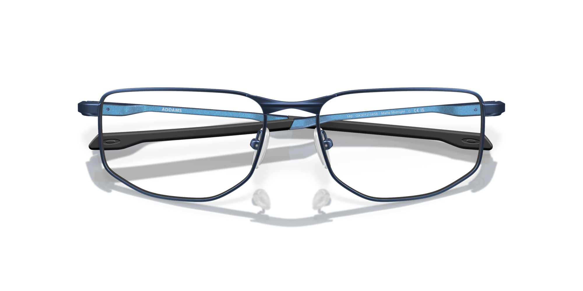 0888392613028 - Herren OX3012 ADDAMS 301204 Rahmen von BRILLEN Metall Blau Transparent Quadratisch Normal 0888392613028 - Herren OX3012 ADDAMS 301204 Rahmen von BRILLEN Metall Blau Transparent Quadratisch Normal