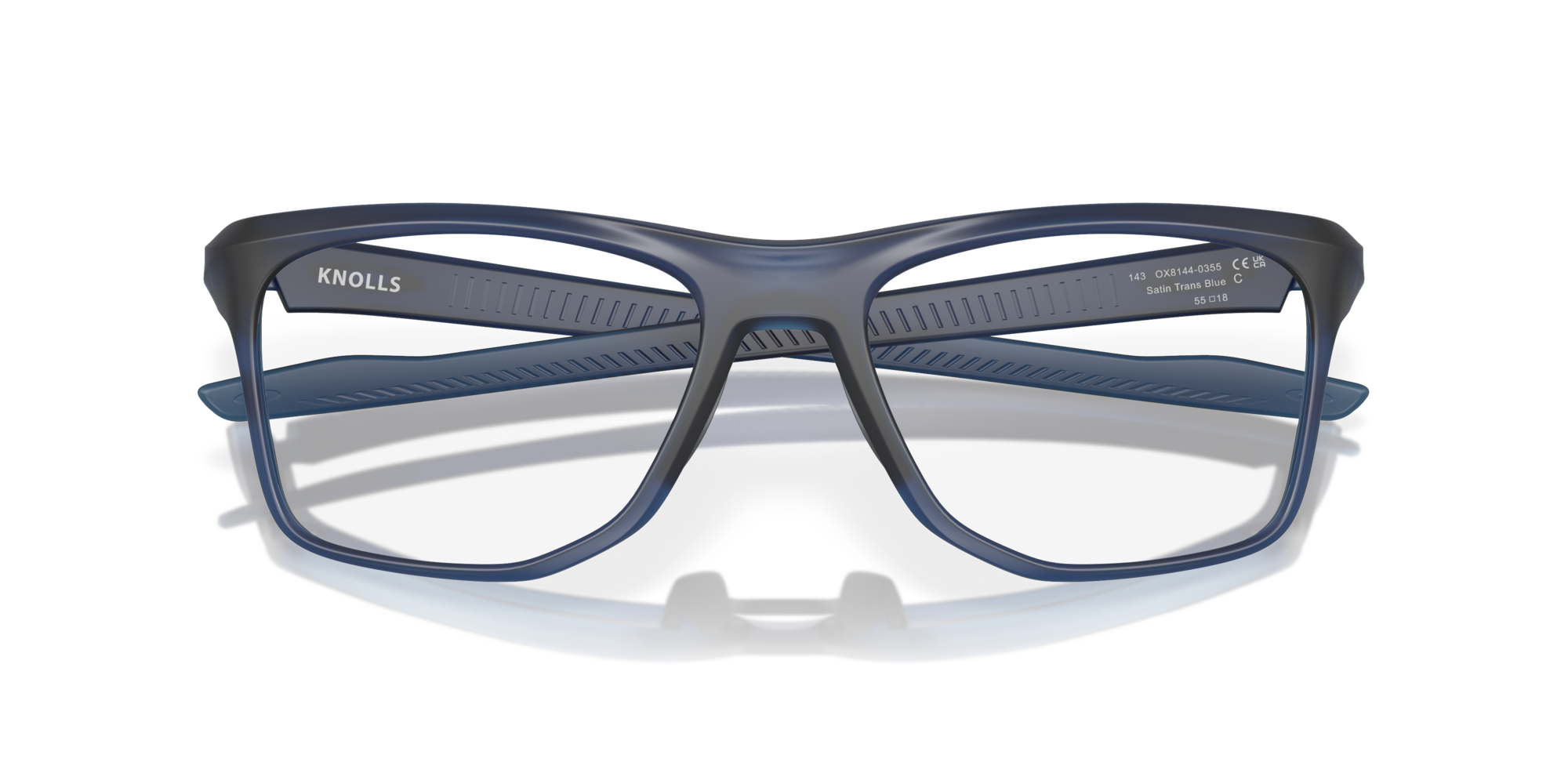0888392613363 - Herren OX8144 KNOLLS 814403 Rahmen von BRILLEN O_matter Blau Transparent Quadratisch Normal 0888392613363 - Herren OX8144 KNOLLS 814403 Rahmen von BRILLEN O_matter Blau Transparent Quadratisch Normal