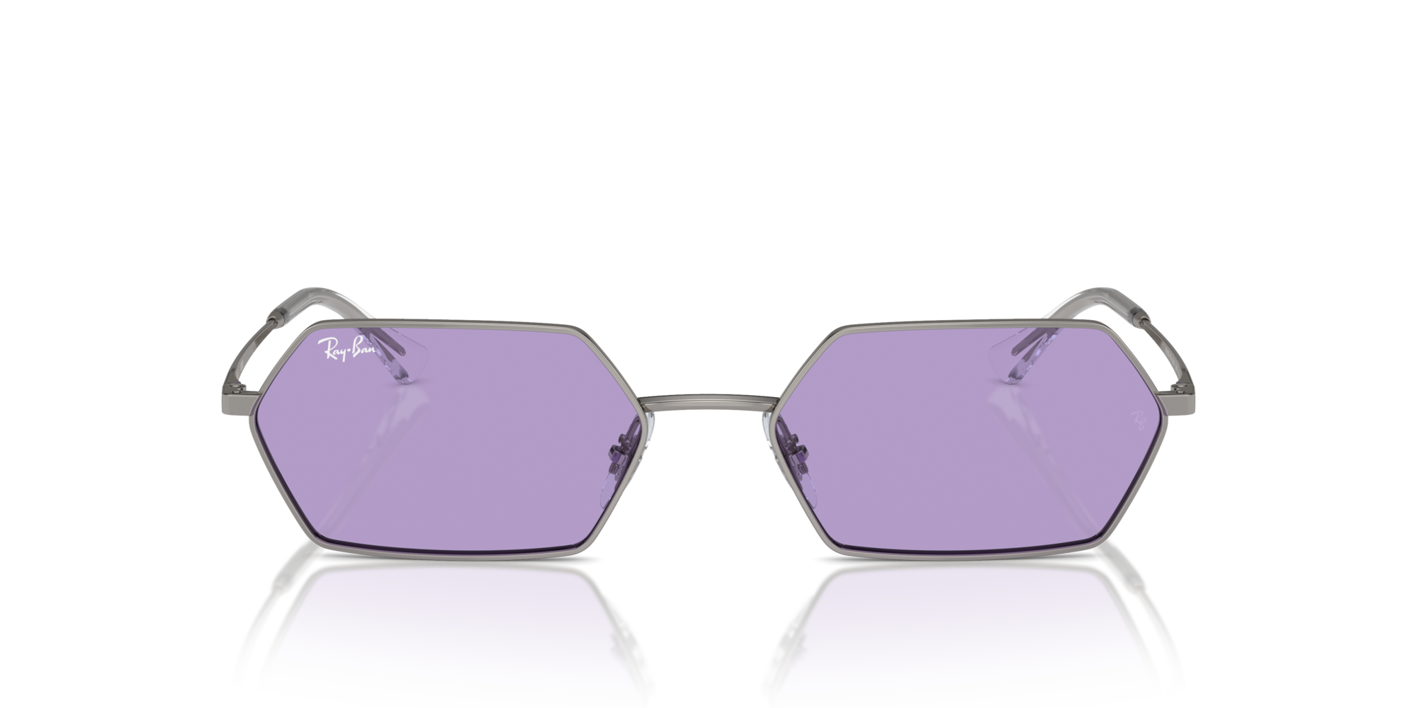 8056262016992 - Unisex RB3728 YEVI 004 1A Gläser SONNENBRILLEN Metall Grau Violett Geometrisch Normal 8056262016992 - Unisex RB3728 YEVI 004 1A Gläser SONNENBRILLEN Metall Grau Violett Geometrisch Normal