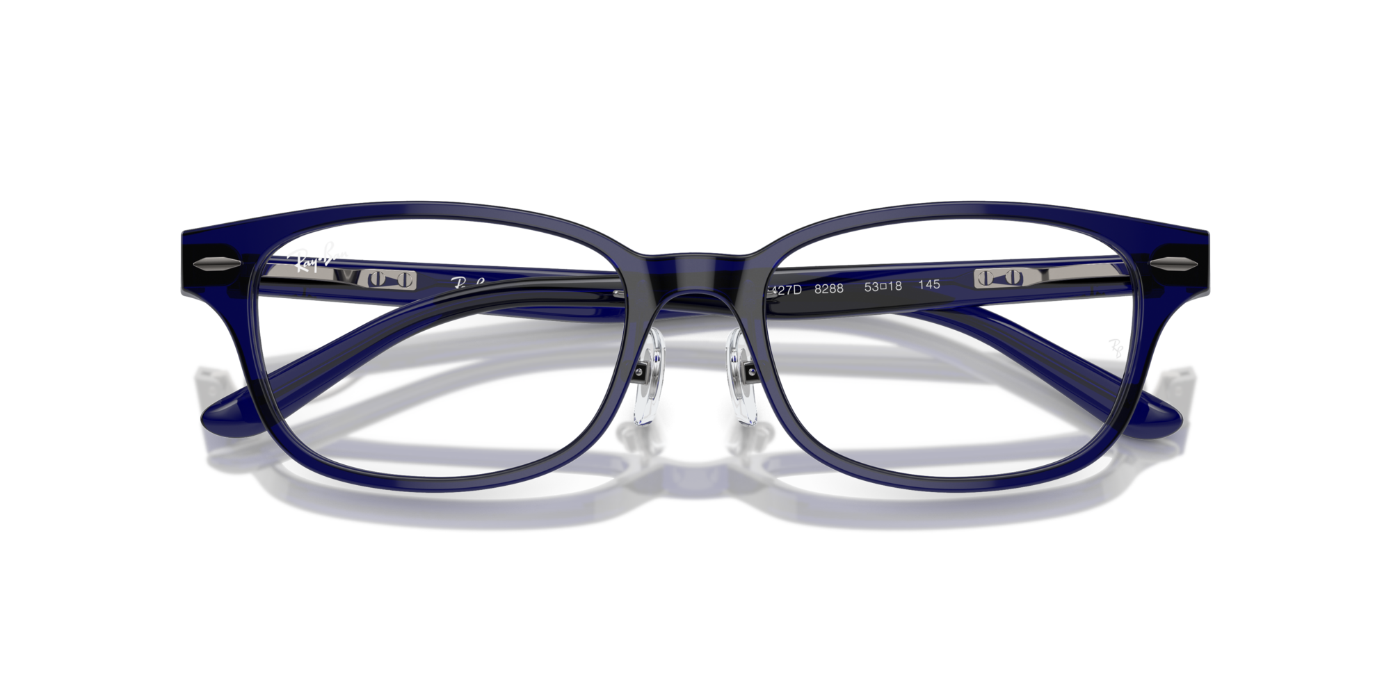 8056262017883 - Unisex RX5427D 8288 Rahmen von BRILLEN Acetat Blau Trasparente Kissen Normale 8056262017883 - Unisex RX5427D 8288 Rahmen von BRILLEN Acetat Blau Trasparente Kissen Normale