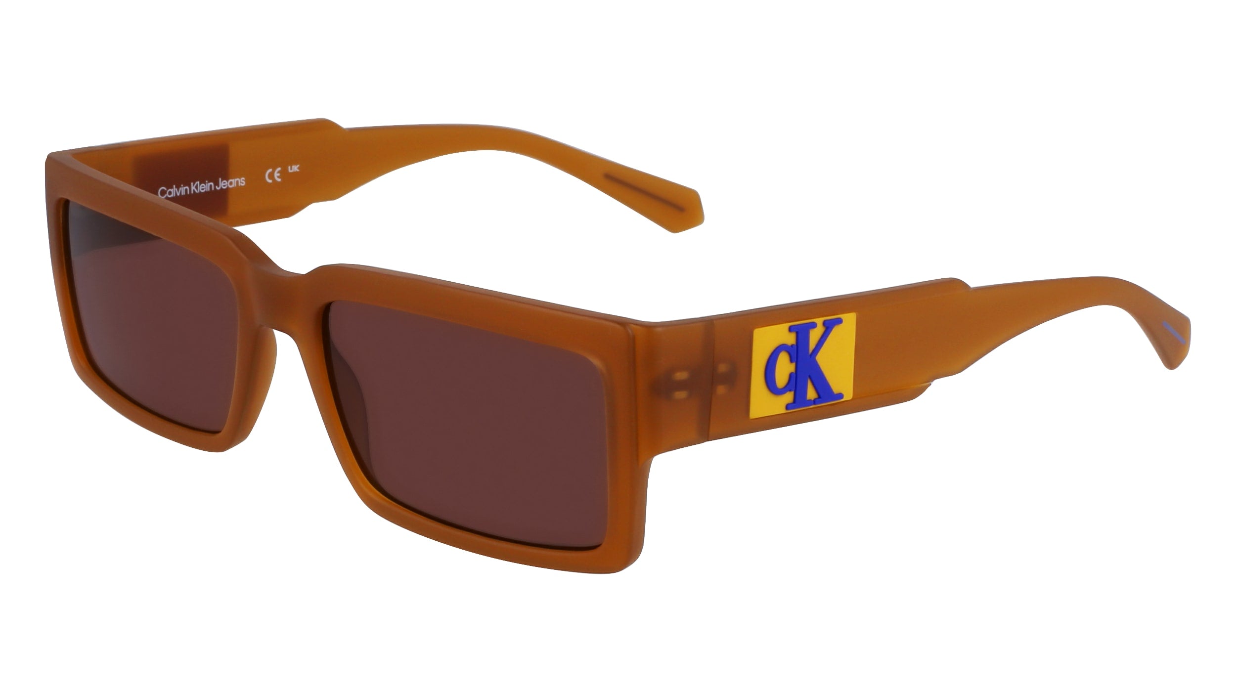 0883901156515 - Herren CKJ23623S 212 Sonnenbrillen Plastik Karamell Braun Quadratisch 0883901156515 - Herren CKJ23623S 212 Sonnenbrillen Plastik Karamell Braun Quadratisch
