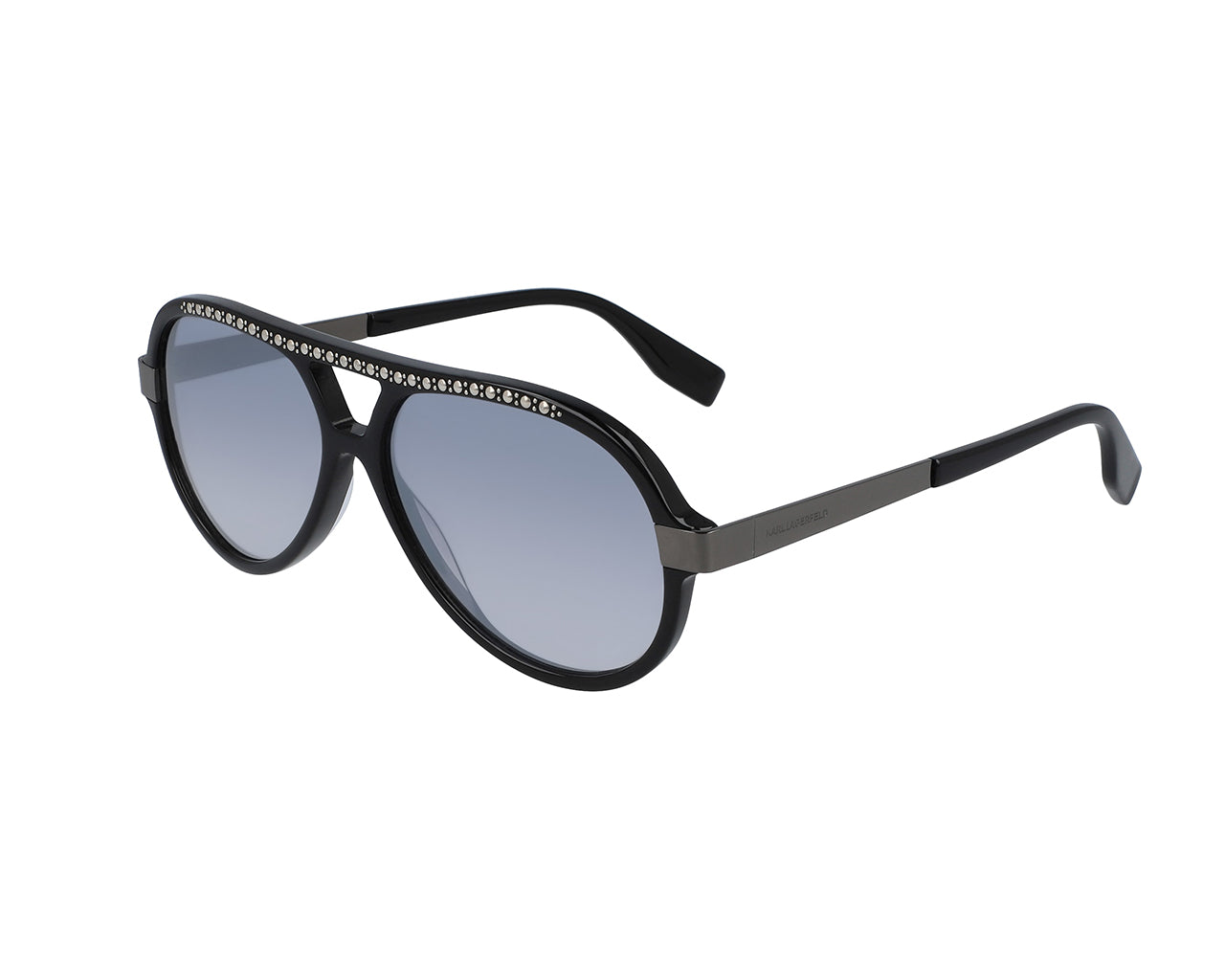 0883900100366 - Unisex KL6016ST 001 Sonnenbrillen Acetat Schwarz Grau Pilot Schattiert 0883900100366 - Unisex KL6016ST 001 Sonnenbrillen Acetat Schwarz Grau Pilot Schattiert