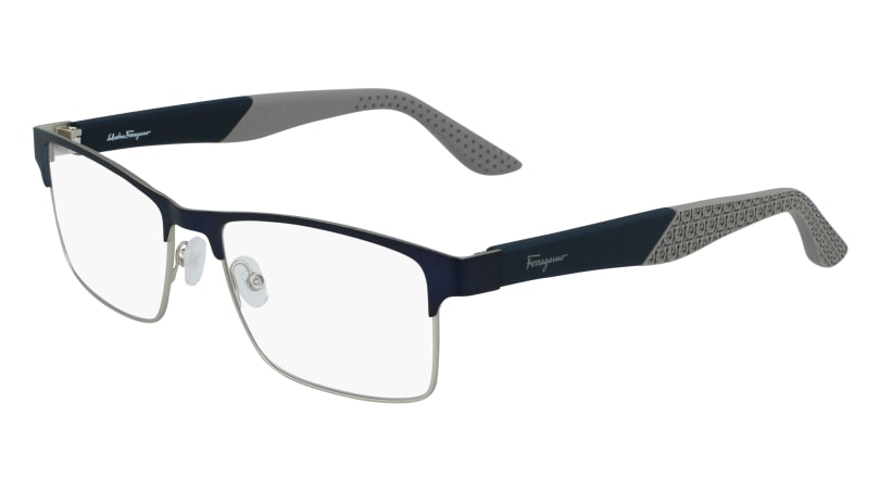 0886895515252 - Herren SF2216 422 Optische Fassungen Metall Blau Silber Quadratisch 0886895515252 - Herren SF2216 422 Optische Fassungen Metall Blau Silber Quadratisch