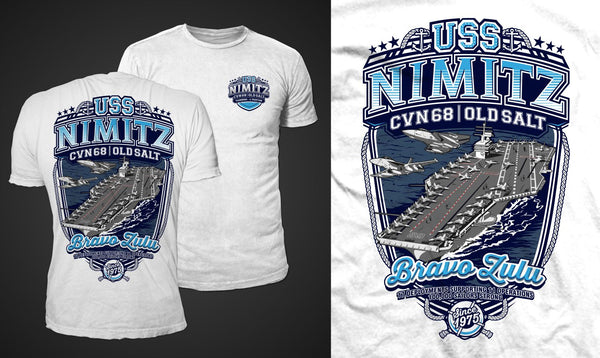 USS NIMITZ - OLD SALT SINCE 1975 CVN 68