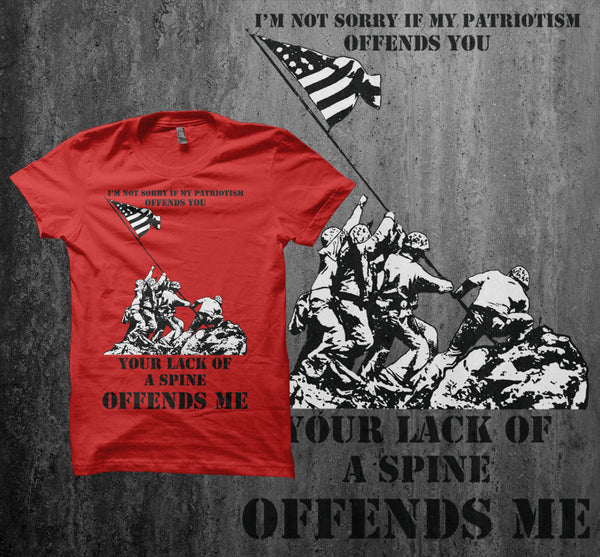 IF MY PATRIOTISM OFFENDS YOU - DRI TEE