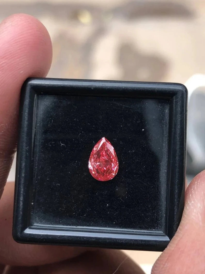 0.82 Ct Pear Cut Lab Created Diamond