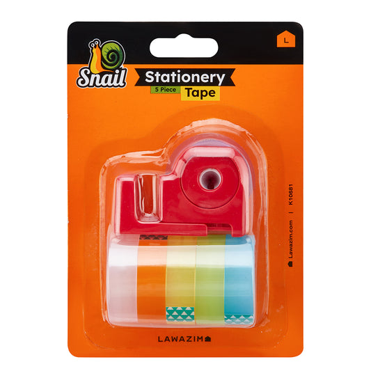 5-Piece Stationery Color Tape