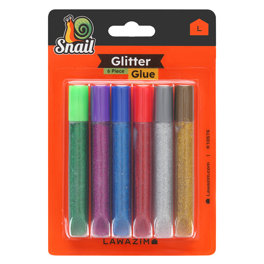 6-Piece Glitter Glue