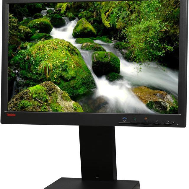 Product Image of Lenovo 19" LED-Backlit LCD Monitor 5 ms 1440 x 900 D-Sub, DVI, DisplayPort ThinkVision 2448-MB6-12 #1