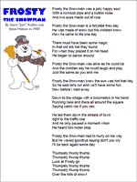 FREE “Frosty the Snowman” Lesson - MindWing Concepts, Inc.