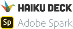 Haiku Deck / Adobe Spark logos